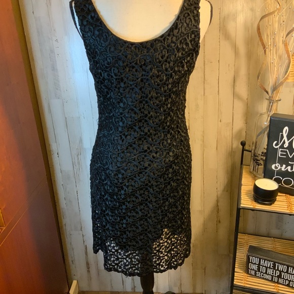San Andre lil black lace dress. Lovely size 6 - Picture 5 of 6